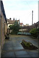 The courtyard garden at the side of Whitstable Museum