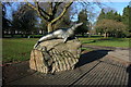 Statue of Billy the Seal, Victoria Park, Cardiff