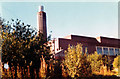 Braehead Power Station, from the banks of the Clyde, 1977