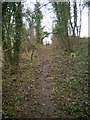 Footpath & stile in Brickkiln Coppice