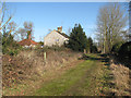 Former farm cottages in Green Lane