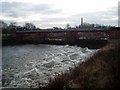 Tidal Weir in full operation