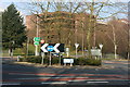 TQ3838 : Roundabout at the end of Brooklands Way (B2110) by N Chadwick