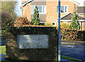 2010 : Sign for Manor Lawns , Saltford