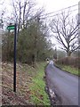 Bayleys Hill Road near Sharps Place