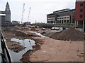 Liverpool Canal Link - working in Princes Dock