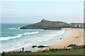 Looking east across Porthmeor beach, St Ives