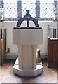 St Edmund, Larkswood Road, Chingford, London E4 - Font