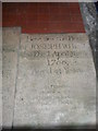 Ancient floor memorial within St Nicholas, West Worldham