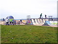 Skateboard and BMX area in Saltmill Park Saltash