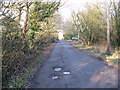 Sussex Border Path north from Middleton Common Lane