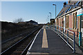 Raised platform at Aberdyfi station