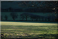 Light fading over fields in Cwm Maethlon