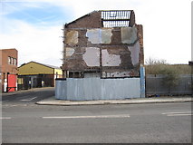 SJ3391 : The remains of Lascar House, Waterloo Road by John S Turner