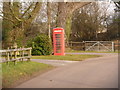 Woodsford: telephone box