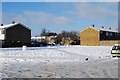 Bridgemary under snow - Small green behind Gregson Avenue shops