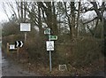 Bridleways signposted off Spode Lane