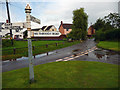 Signpost at centre of Hillfarrance village