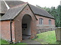 The church porch at St Nicholas, Kingsley