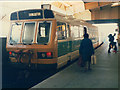 SE2933 : Early railbus at Leeds by Stephen Craven