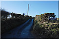 Lane west of Blaenplwyf