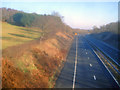 The M50 east of Bromesberrow Heath