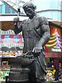 Stables Market blacksmith sculpture