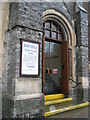 Entrance to The Worthing Tabernacle in Chapel Street