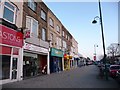 Parade of shops on east side of Shirley Road