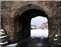 Alnwick: early-morning snow