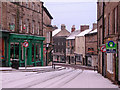 Alnwick: early-morning snow