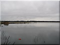SU1508 : Ibsley Water from Goosander Hide, Blashford Lakes by Les Hull