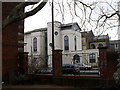 Looking from the museum garden towards St Paul