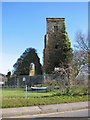 The ruined church of St Margaret