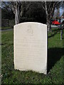 Commemorative stone at the junction of Tangmere Road and Church Lane