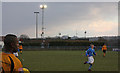 Football in the Snow