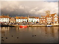 Wareham: the quay enjoys some winter sun