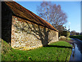 Tree shadow on farm building, Dumpford