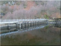 NN4806 : Loch Katrine dam by Stephen Sweeney