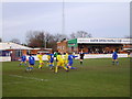 Sharpenhoe Road Ground, home of Barton Rovers FC