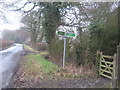 Bridleway crosses Kiln Lane