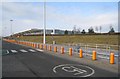 Orange bollards - orange car park