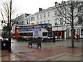 Double decker bus at the top of South Street