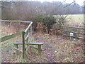 Footpath junction near Roughstocks Wood (2)