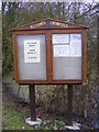 All Saints Church Notice Board, Crowfield