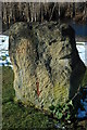 SP1039 : Stone marking Millennium, Willersey by Philip Halling