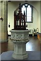 St Luke, Baxter Road, Great Ilford - Font