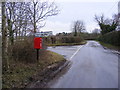TM3376 : Linstead Road, Cookley Green & Linstead Road Postbox by Geographer