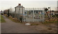 Entrance to Radnor Road allotments, Newport