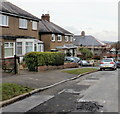 Houses on the west side of Brecon Road, St Julians, Newport